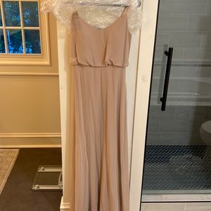 Birdy Grey, taupe. Wore once and professionally dry cleaned.